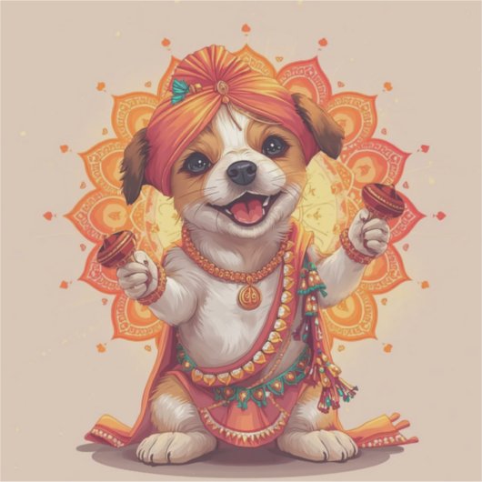 The Garba Guardian シール (正面)