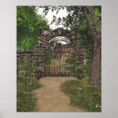 The Garden Gate Poster Print ポスター (正面)