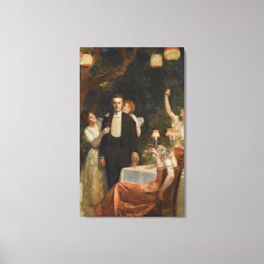 The Garden of Armida (by John Collier) キャンバスプリント (正面)