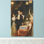 The Garden of Armida (by John Collier) キャンバスプリント (インサイチュ (ウッドフロア))