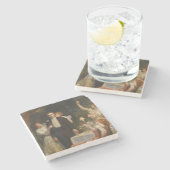 The Garden of Armida (by John Collier) ストーンコースター (横)