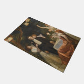 The Garden of Armida (by John Collier) ドアマット (アングル)