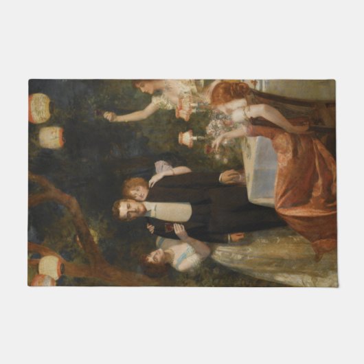 The Garden of Armida (by John Collier) ドアマット (正面)