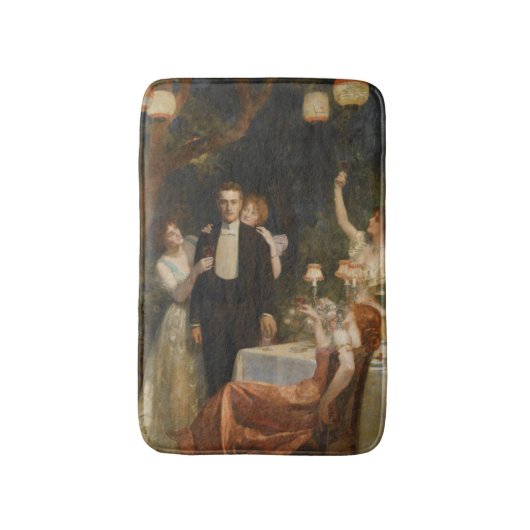 The Garden of Armida (by John Collier) バスマット (正面縦)