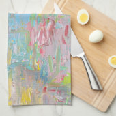 The Garden of Delight clock  キッチンタオル (四つ折り)