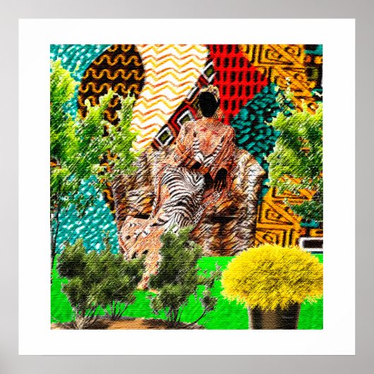 The Garden Within: Afrocentric Silhouette ポスター (正面)