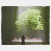 The Gardener フリースブランケット (正面(横))