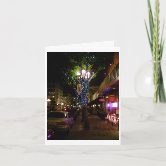 The Gaslamp Quarters サンキューカード (正面)