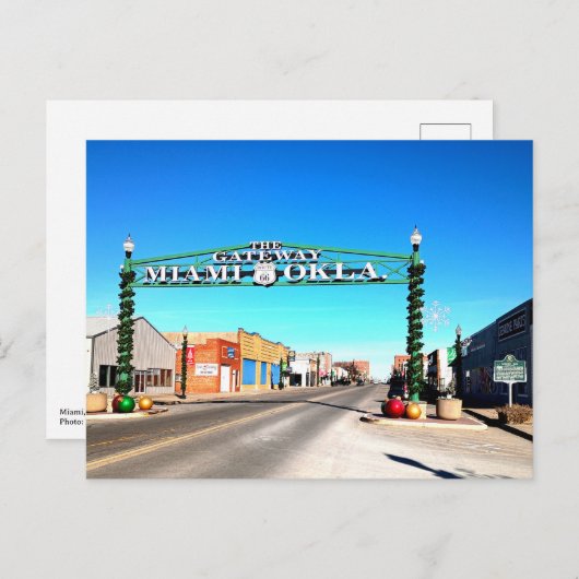 The Gateway: Miami, Oklahoma ポストカード (正面/裏面)