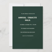 The Gatsby Gala Invitation (裏面)