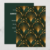 The Gatsby Gala Invitation (正面/裏面)