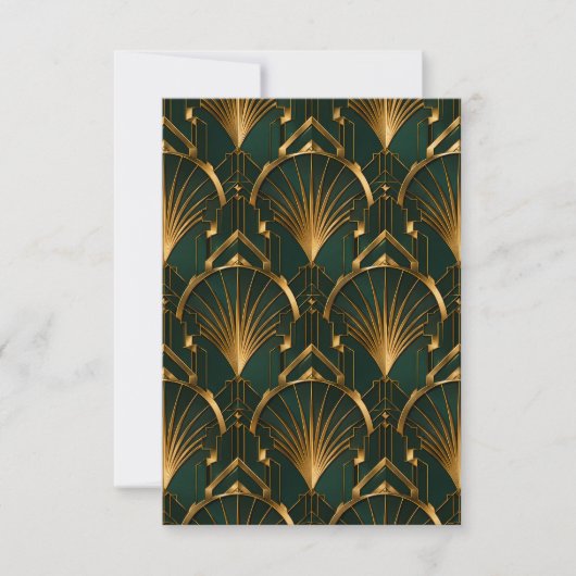 The Gatsby Wedding RSVP Card (正面)