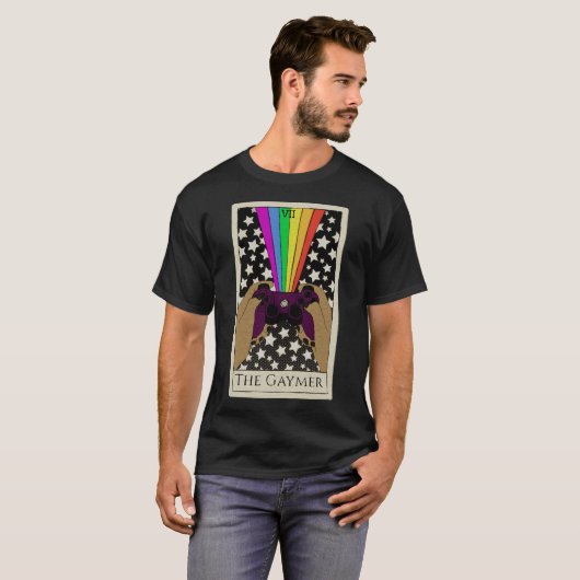 The gaymer tarot boy tシャツ (正面フル)