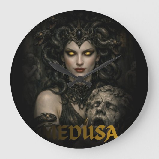 The Gaze of Eternal Silence ラージ壁時計 (正面)