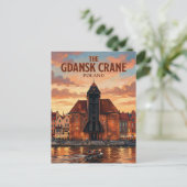 The Gdansk Crane Poland ポストカード (スタンド正面)
