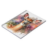 "The Gentle Fawn" Spiral Notebook ノートブック (左側)