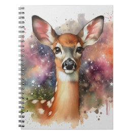 "The Gentle Fawn" Spiral Notebook ノートブック