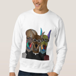"The Gentlemen Dobermans" Artistic Sweatshirt スウェットシャツ