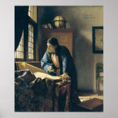The Geographer by Vermeer - Poster ポスター (正面)