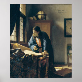 The Geographer by Vermeer - Poster ポスター