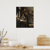 The Geographer — Vermeer ポスター (キッチン)