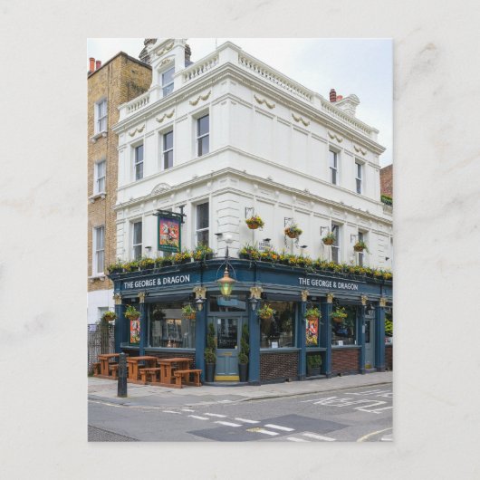 The George & Dragon, Fitzrovia, London UK ポストカード (正面)