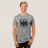 The German Bundeswehr Eagle トライブレンドＴシャツ (正面全面)