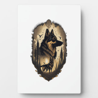 The German Shepherd 005  フォトプラーク