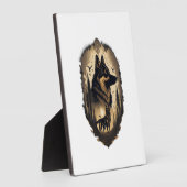 The German Shepherd 005  フォトプラーク (側面)