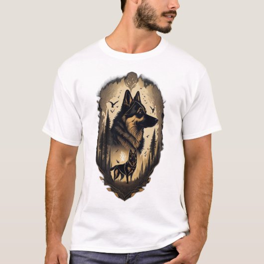 The German Shepherd 005 Tシャツ (正面)