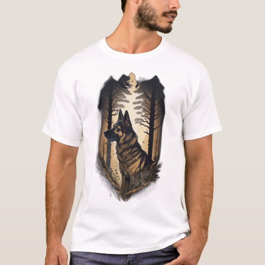 The German Shepherd 006 Tシャツ (正面)