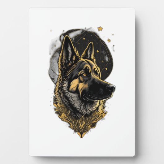 The German Shepherd 007 フォトプラーク (正面)