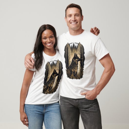 The German Shepherd 013 Tシャツ (ユニセックス)