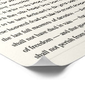 The Gettysburg Address. ポスター (角)