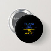 The Ghost Of Kyiv Support Ukraine Shirt #nowar Sta 缶バッジ (正面&裏面)