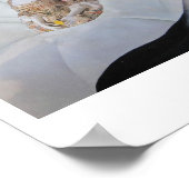 The Ghost of the Flower - collage art ポスター (角)