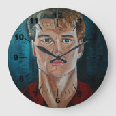 The Ghost Painting by Alfred Fox ラージ壁時計 (正面)