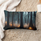 The Ghostly Gathering in the Haunted Forest ランバークッション (ブランケット)