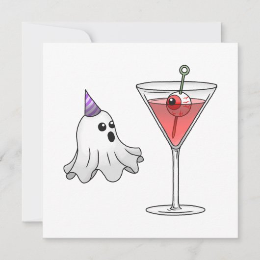 The Ghost's Costume & Cocktail Party 招待状 (正面)