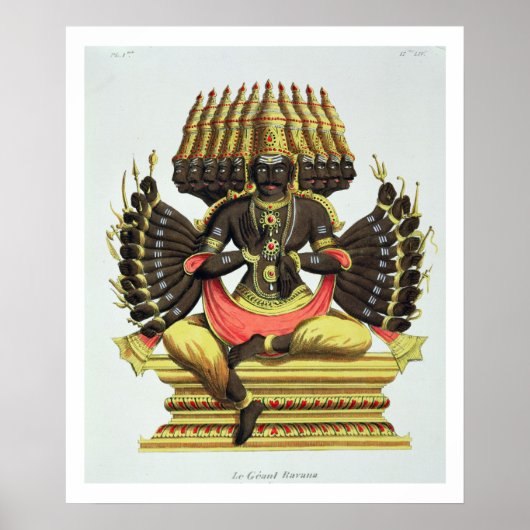 The Giant Ravana (colour litho) ポスター (正面)