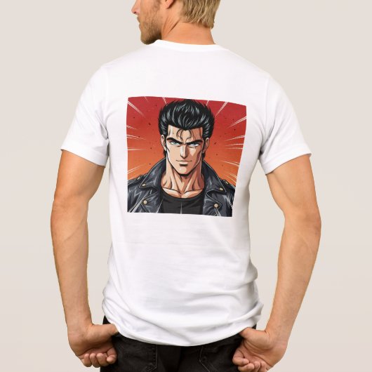 The Gigachad's Swagger Saga トライブレンドTシャツ (裏面)