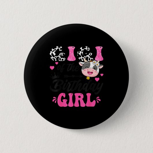 The Gigi Birthday Farm Cow 1st 缶バッジ (正面)