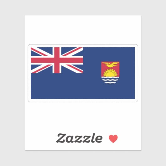 The Gilbert and Ellice Islands flag (1937–1976) シール (シート)