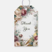 The Gilded Secret Garden Floral Glam Wedding  ギフトタグ (裏面)