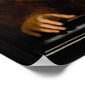 The Girl in a Picture Frame by Rembrandt ポスター (角)