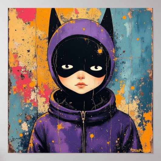 THE GIRL IN PURPLE ポスター (正面)