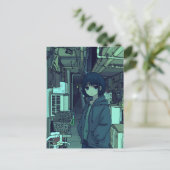 The girl in the alleyway ポストカード (スタンド正面)