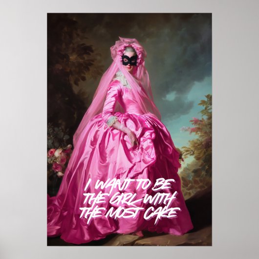 "The Girl With The Most Cake" ポスター (正面)