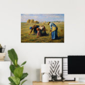 The Gleaners by Jean-Francois Millet ポスター (ホームオフィス)