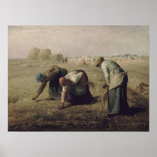 The Gleaners by Millet – ポスター (正面)